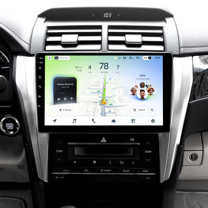 Android head unit Teyes CC4L 6+64 Gb Toyota Camry 7 XV 50 55 2014-2017 (A) 10"