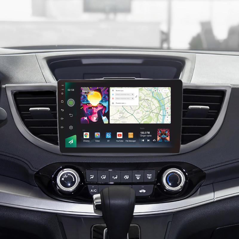 Android head unit SIGMA PRO 10464 ANDROID 12 4+64 Gb 4G DSP Honda CR-V CR-V 4 RM RE 2011-2018 (B) 10"