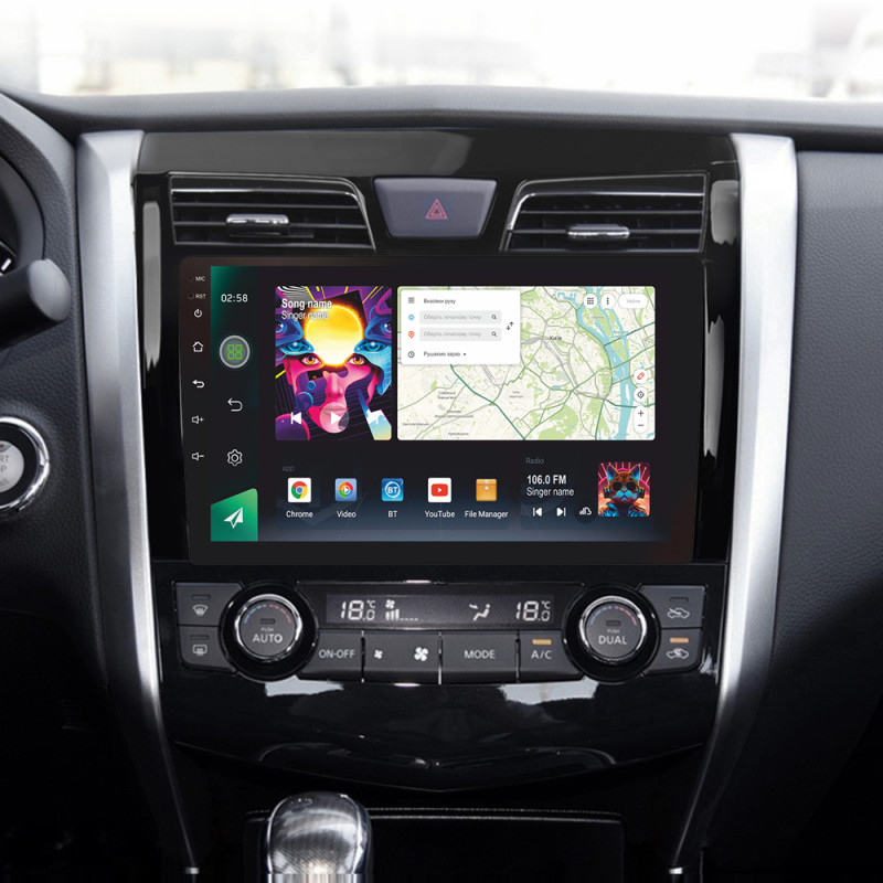 Android head unit SIGMA PRO 10464 ANDROID 12 4+64 Gb 4G DSP Nissan Teana J33 2013-2015 (AB) 10"