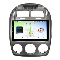 Magazynowa odtwarzacz multimedialny Teyes CC4L 6+64 GB do Kia Cerato 1 LD (2005–2006), manualny, srebrny, 9 cali.