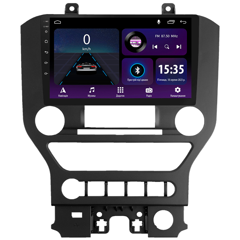 Android head unit SIGMA E9232 ANDROID 10 2+32 Gb Ford Mustang VI S550 (F2) 2014-2023 9" (L2)