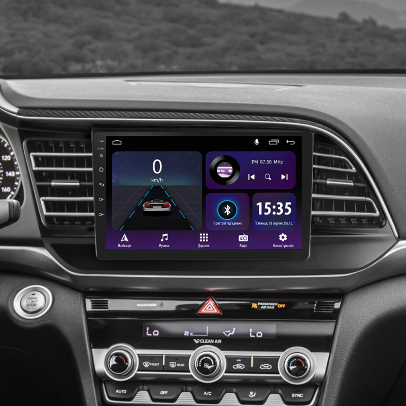 Android head unit SIGMA E9232 ANDROID 10 2+32 Gb Hyundai Elantra 6 2018-2020 (B) 9"