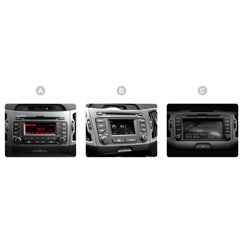 Android head unit SIGMA E9232 ANDROID 10 2+32 Gb Kia Sportage 3 SL 2010-2016 (B) 9"