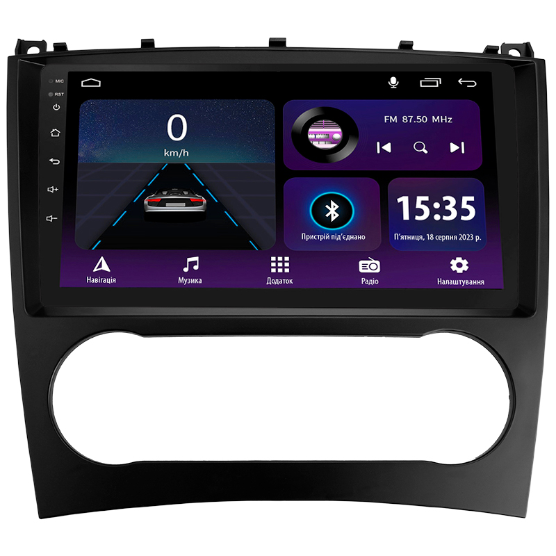 Magazynofon Sigma E9232 ANDROID 10 2+32 GB Mercedes-Benz klasa C W203 CL203 C209 A209 2004–2011 9