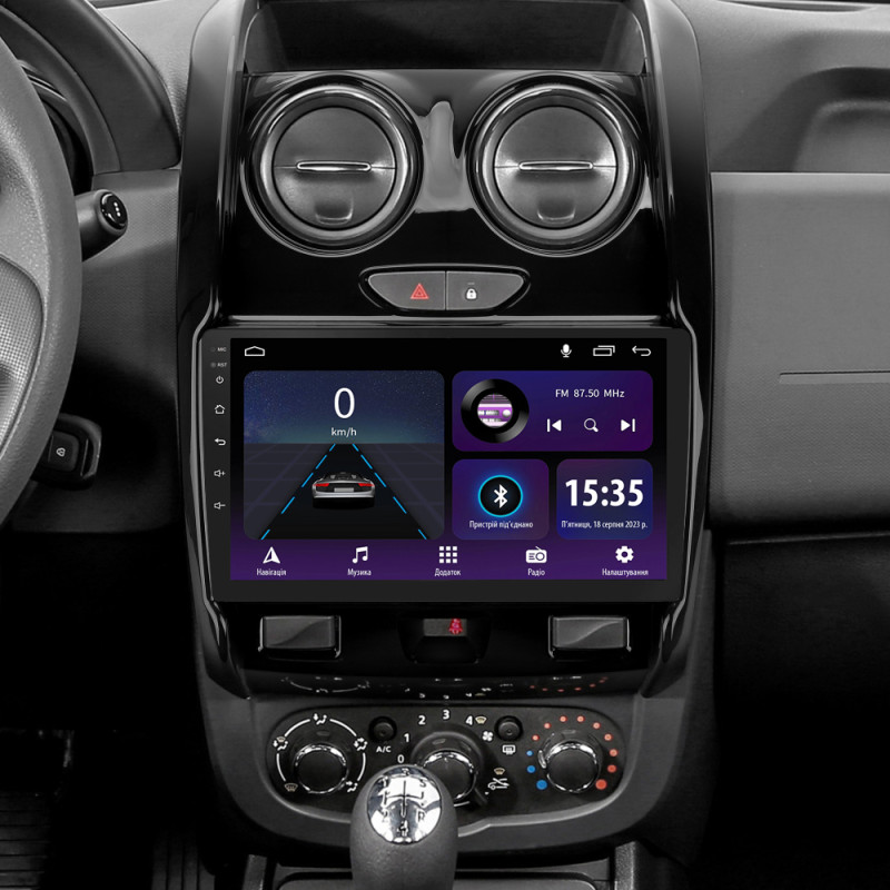 Android head unit SIGMA E9232 ANDROID 10 2+32 Gb Renault Duster (F1) 2015-2021 / LADA Largus I 1 2021 9" (L1)