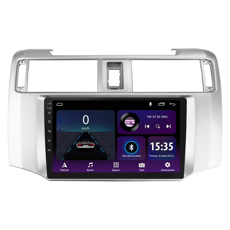 Android head unit SIGMA E9232 ANDROID 10 2+32 Gb Toyota 4Runner 5 N280 2009 - 2020 9"