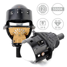 LED headlight lenses AMS ORIGINAL A3 MAX TRUCK 5500K 3.0 F/R