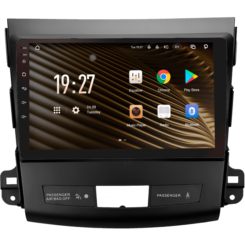 Android head unit SIGMA S9464 ANDROID 12 4+64 Gb 4G DSP Mitsubishi Outlander 2 CW0W 2005-2013 / Citroen C-Crosser 1 2007-2013 / Peugeot 4007 2007(A) 9"