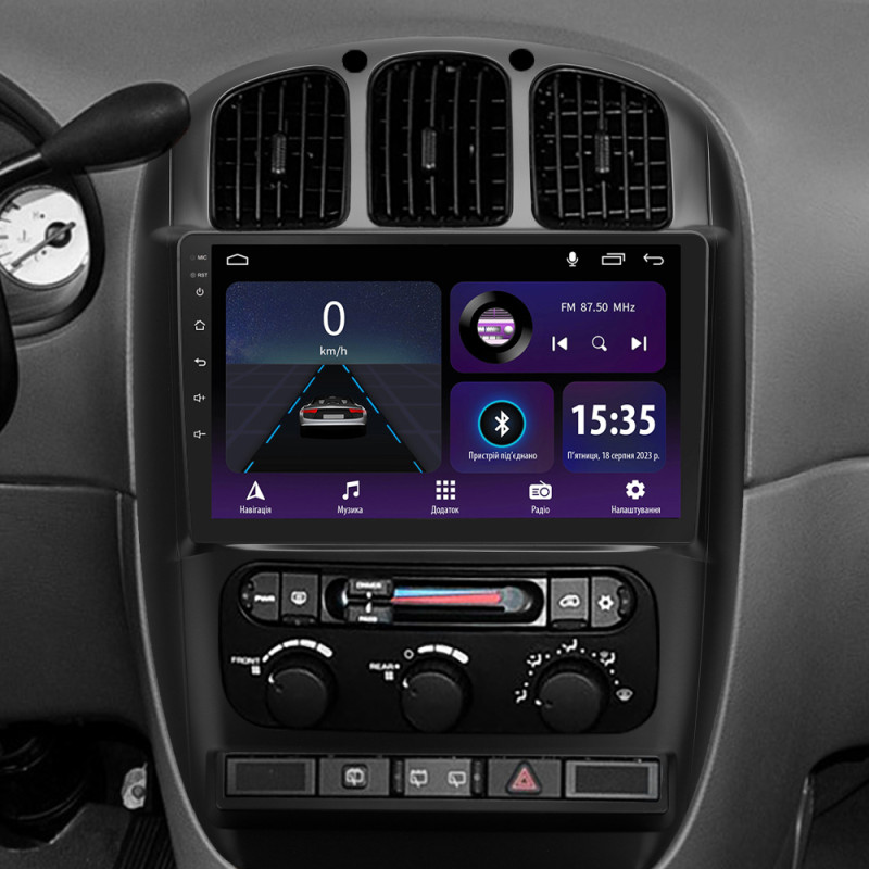 Android head unit SIGMA E10232 ANDROID 10 2+32 Gb Dodge Caravan 4 For Chrysler Voyager RG RS For Town and Country RS 2000-2007 (A) 10" (L1)