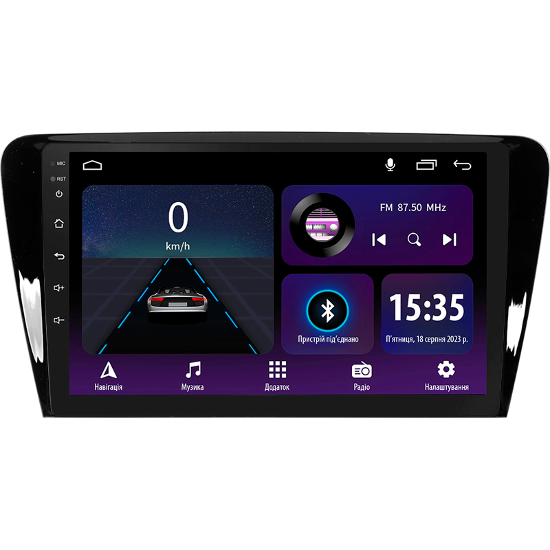 Android head unit SIGMA E10232 ANDROID 10 2+32 Gb Skoda Octavia 3 A7 2013-2018 (A) 10"