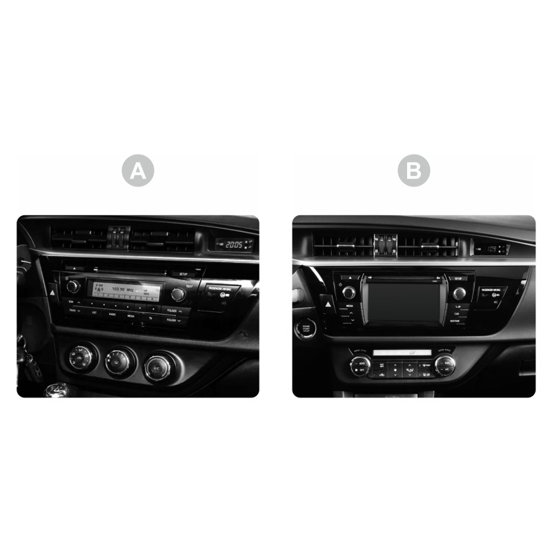 Android head unit SIGMA E10232 ANDROID 10 2+32 Gb Toyota Corolla 11 2012-2016 (B) 10"