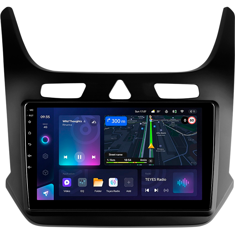 Android head unit Teyes CC3L 4+32 Gb Chevrolet Cobalt 2 2011 - 2018 9"