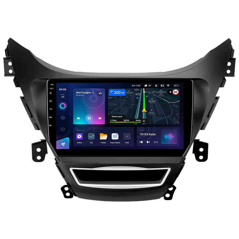 Štátní magnetofon Teyes CC3L 4+32 GB Hyundai Elantra 5 JK GD MD UD (2010–2016, F1), 9 palců