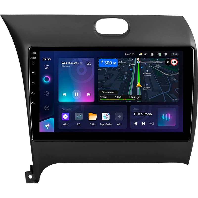 Android head unit Teyes CC3L 4+32 Gb Kia Cerato 3 YD 2013-2017 (F1) (C) 9"