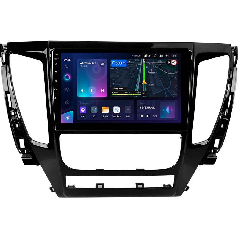 Android head unit Teyes CC3L 4+32 Gb Mitsubishi Pajero Sport 3 2016-2018 9"