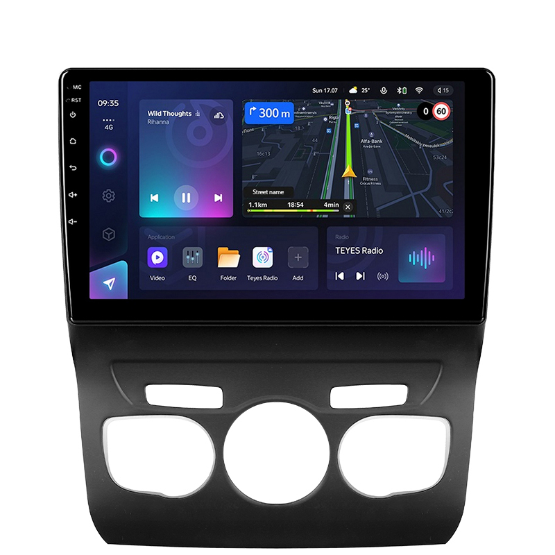 Android head unit Teyes CC3L 4+32 Gb Citroen C4 2 B7 (ZYJ) 2013-2016 10"