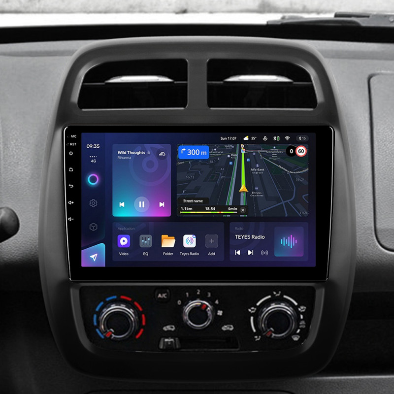 Android head unit Teyes CC3L 4+32 Gb Renault KWID 2015-2019 9" (L1)