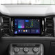 Festplatten-Magnetophon Teyes CC3L 4+32 GB für Škoda Kodiaq (2016–2021), Karoq (2017–2021, Baujahr A), 9 Zoll (A).