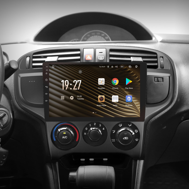 Android head unit SIGMA S9464 ANDROID 12 4+64 Gb 4G DSP Hyundai Matrix 2001 - 2010 9"