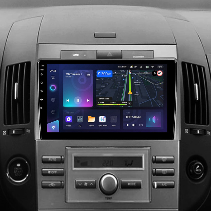Android head unit Teyes CC3L 4+32 Gb Toyota Corolla Verso AR10 2004 - 2009 (F2) 9"