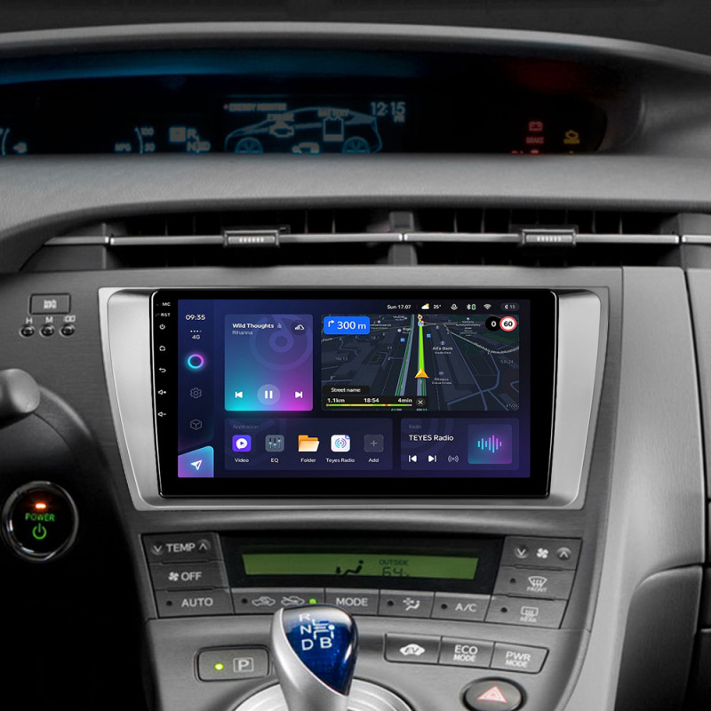 Magnetófono de fábrica Teyes CC3L 4+32 GB para Toyota Prius XW30 (2009–2015), pantalla de 9