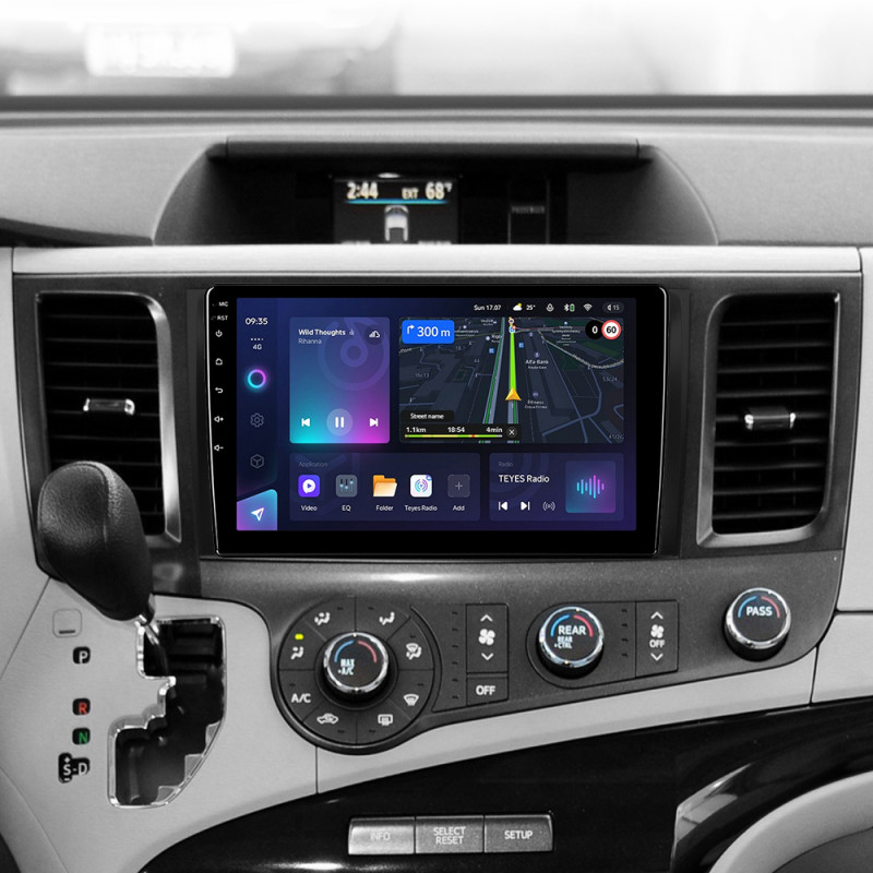 Android head unit Teyes CC3L 4+32 Gb Toyota Sienna 3 XL30 2010 - 2014 9"