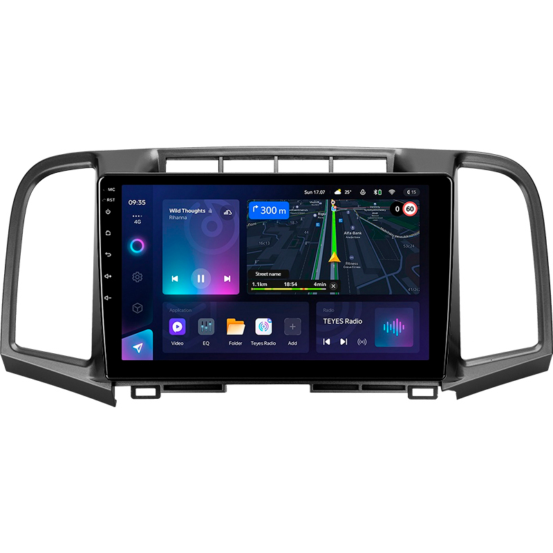 Android head unit Teyes CC3L 4+32 Gb Toyota Venza 2008-2016 9"