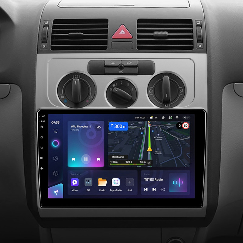 Android head unit Teyes CC3L 4+32 Gb Volkswagen Touran 1 2003-2010 (F1) 10"