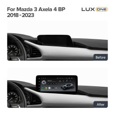 Android head unit Teyes LUX ONE 4+32 Gb Mazda 3 Axela 4 BP 2018-2023 (A) 12.3"