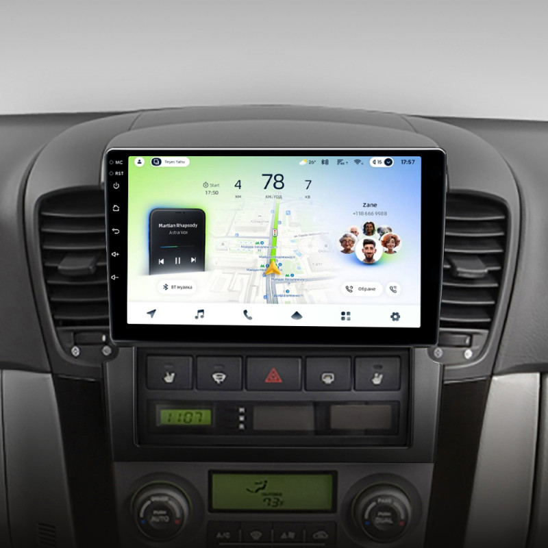 Android head unit Teyes CC4L 6+64 Gb Kia Sorento BL 2002 - 2011 9"