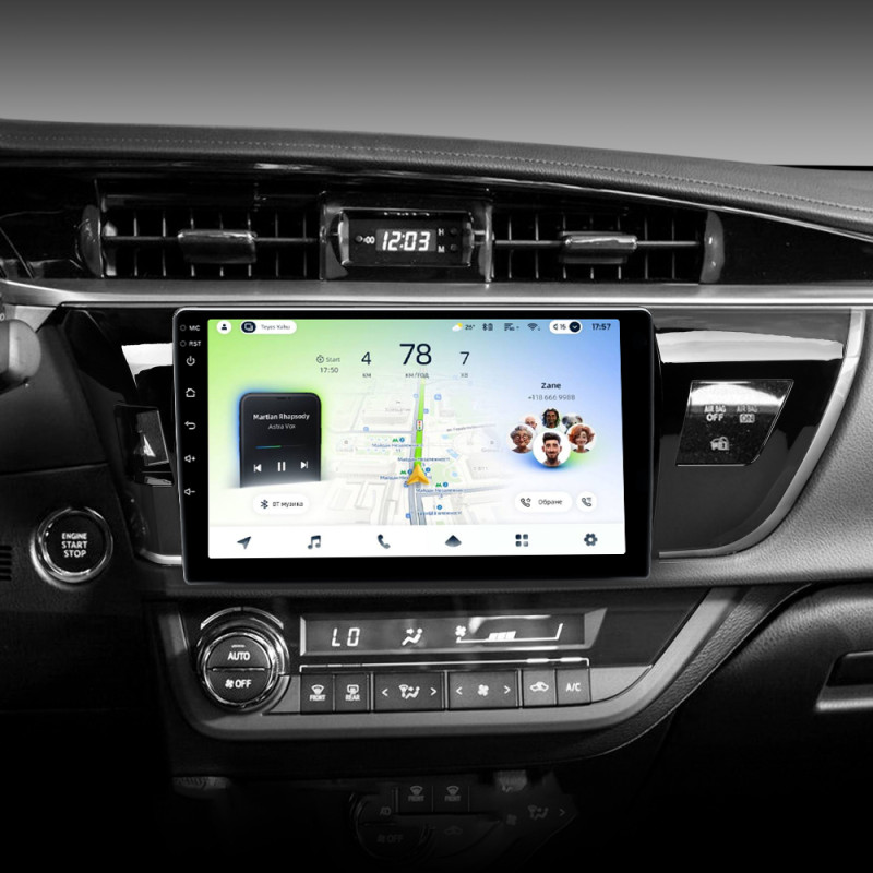 Android head unit Teyes CC4L 4+64 Gb Toyota Corolla 11 Middle East 2013-2017 (A) 10"