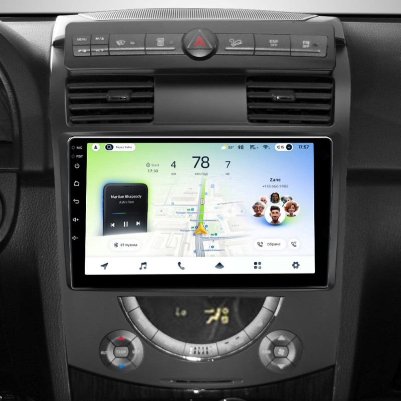 Android head unit Teyes CC4L 4+64 Gb SsangYong Rexton Y250 II 2 2006 - 2012 10" (L1)