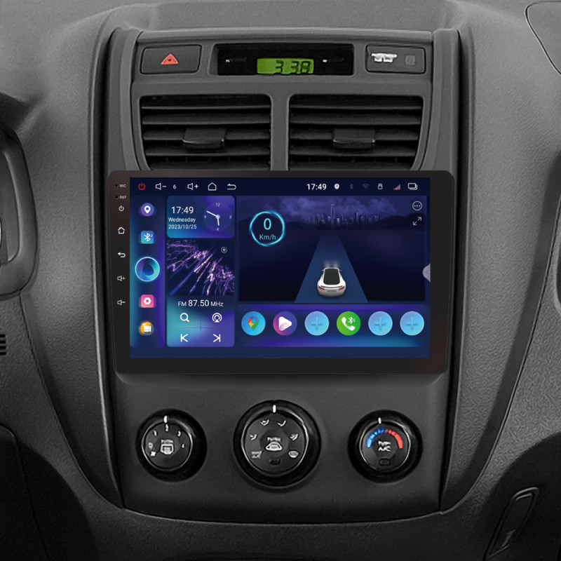 Android head unit SIGMA S9332 ANDROID 13 3+32 Gb 4G DSP Kia Sportage 2 2007-2009 9"