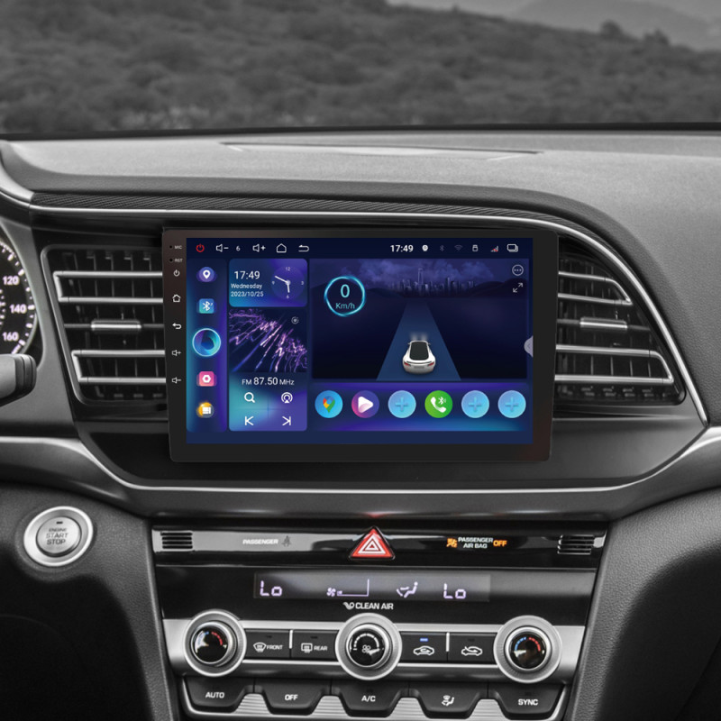 Android head unit SIGMA S9332 ANDROID 13 3+32 Gb 4G DSP Hyundai Elantra 6 2018-2020 (A) 9"