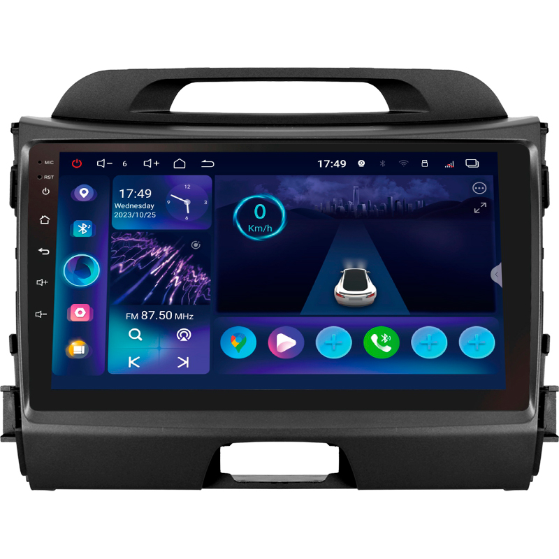 Magazynofon SIGMA S9332 ANDROID 13 3+32 GB 4G DSP Kia Sportage 3 SL (2010–2016, kod A) 9