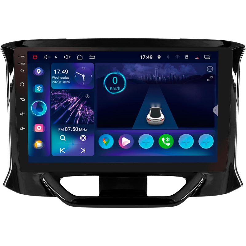 Android head unit SIGMA S9332 ANDROID 13 3+32 Gb 4G DSP LADA Xray 2015-2019 9"