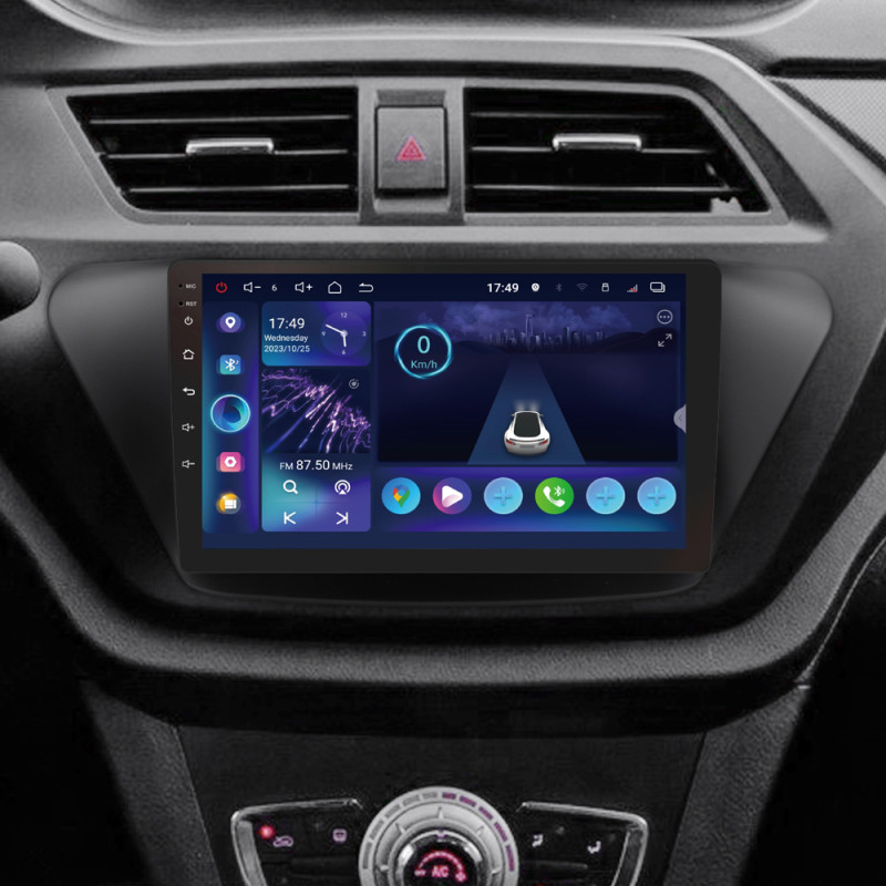 Android head unit SIGMA S9332 ANDROID 13 3+32 Gb 4G DSP Lifan X50 2015-2019 9"
