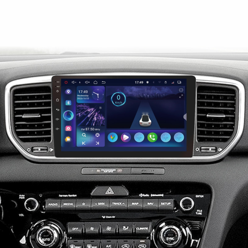 Android head unit SIGMA S9332 ANDROID 13 3+32 Gb 4G DSP Kia Sportage 4 QL 2018-2022 (A) 9"