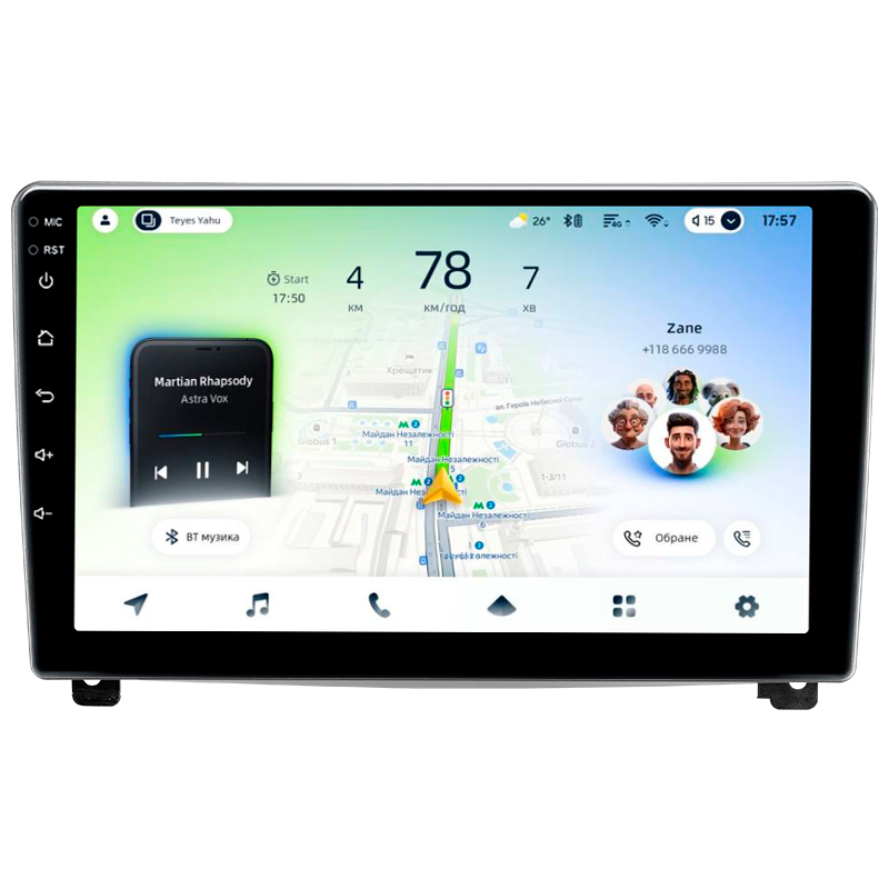 Android head unit Teyes CC4L 6+64 Gb Peugeot 407 1 2004 - 2011 (F1) 9" (L2)