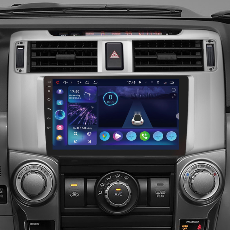 Android head unit SIGMA S9332 ANDROID 13 3+32 Gb 4G DSP Toyota 4Runner 5 N280 2009 - 2020 9"