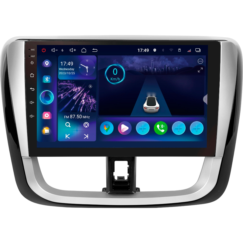 Android head unit SIGMA S10332 ANDROID 13 3+32 Gb 4G DSP Toyota Vios Yaris L 2016-2019 10"