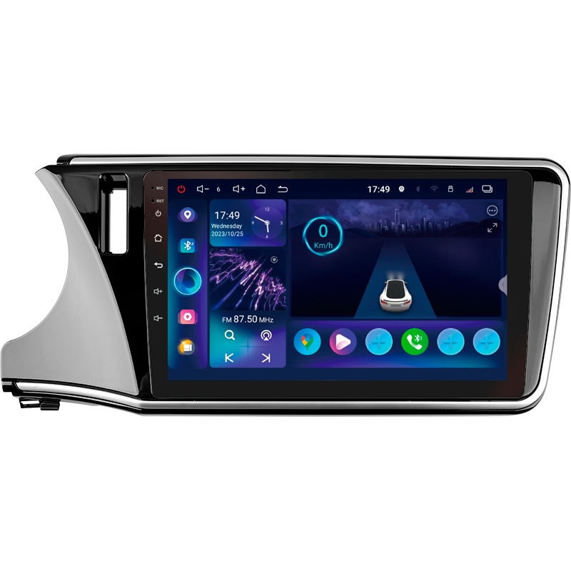 Android head unit SIGMA S10332 ANDROID 13 3+32 Gb 4G DSP Honda City 2014-2017 (A) 10"