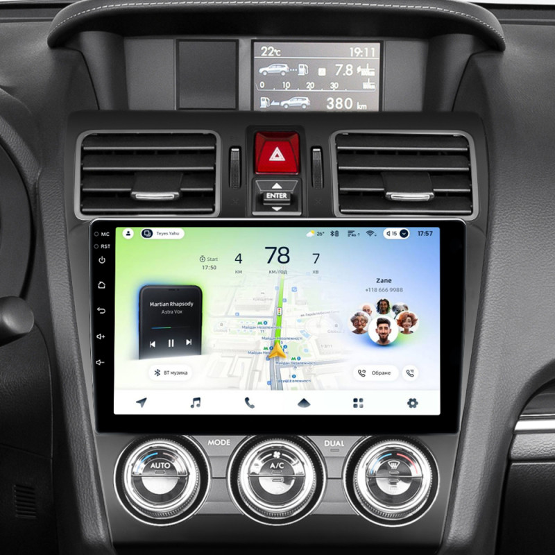 Android head unit Teyes CC4L 4+64 Gb Subaru Forester SJ 2015-2018 9"