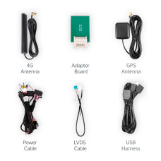 Android head unit Teyes LUX ONE 6+128 Gb Mercedes Benz GLK-Class X204 NTG 4.5 2012-2015 12.3"