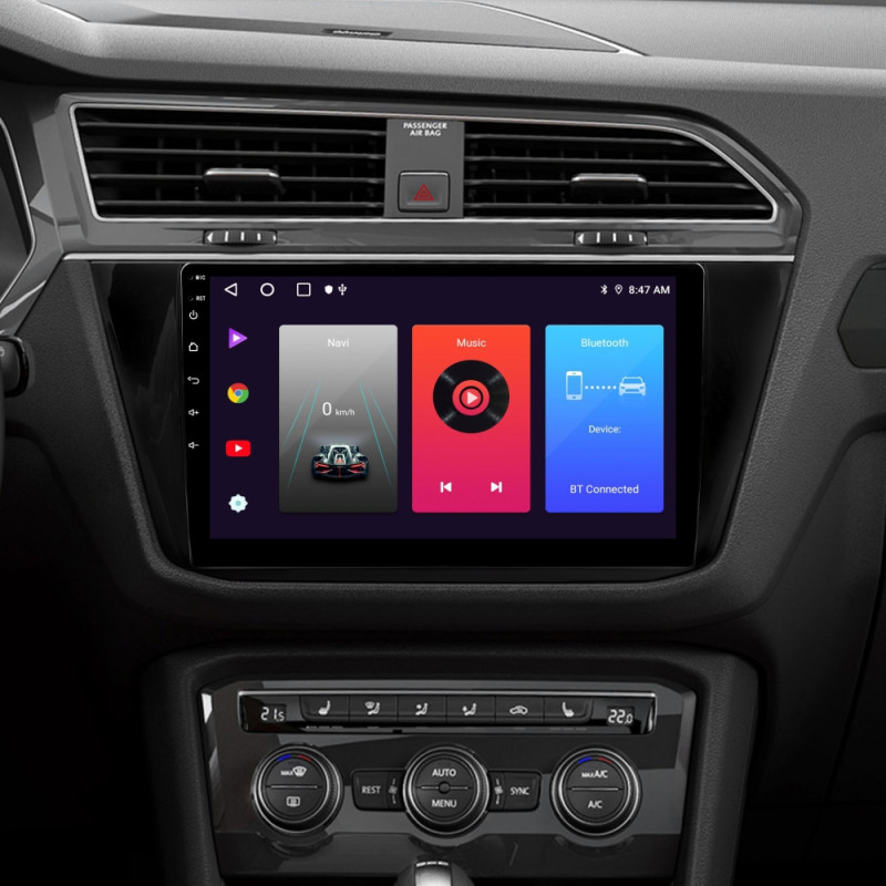 Android head unit SIGMA F10216 ANDROID 10 2+32 Gb Volkswagen Tiguan 2 Mk 2016-2022 (B) 10"