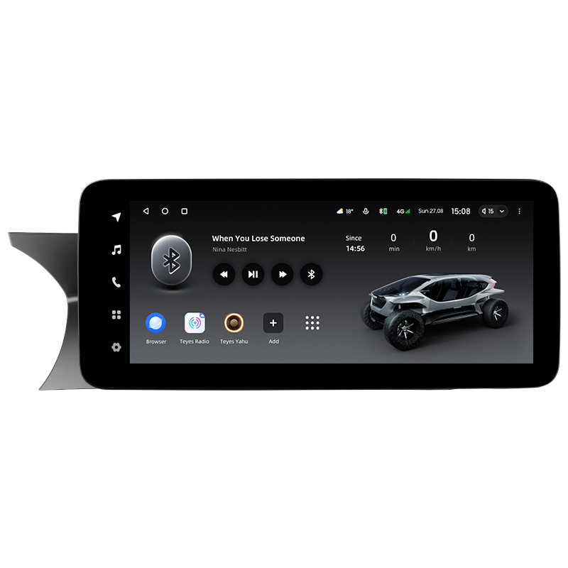 Android head unit Teyes LUX ONE 6+128 Gb Mercedes Benz C-Class 3 W204 C204 S204 NTG 4.5 2011-2015 12.3"