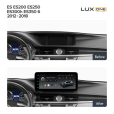 Android head unit Teyes LUX ONE 4+32 Gb Lexus ES ES200 ES250 ES300h ES350 XV60 VI 6 2012-2018 (C) 12.3" (L3)