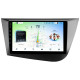 Fest eingebaute Radioanlage Teyes CC4L 6+64 GB für Seat Leon 2 (2005–2012, F2) mit 9-Zoll-Display.