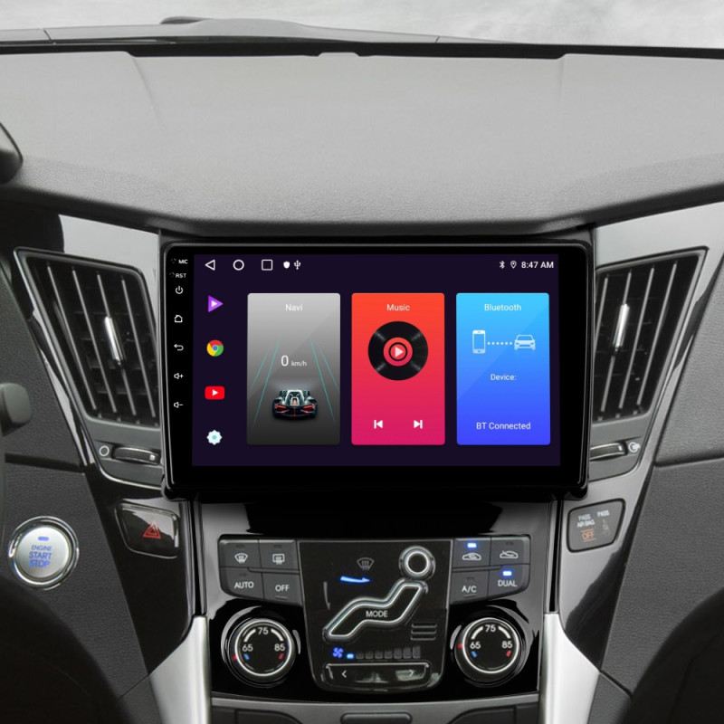 Magnítol de ándroid SIGMA F9216 ANDROID 10 2+32 GB para Hyundai Sonata 6 YF (2009–2014) (B), 9