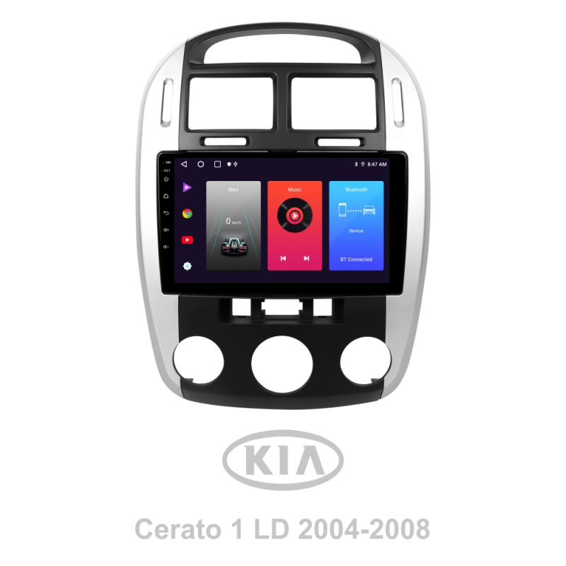 Android head unit SIGMA F9216 ANDROID 10 2+32 Gb Kia Cerato 1 LD 2004-2008 (F2) 9"